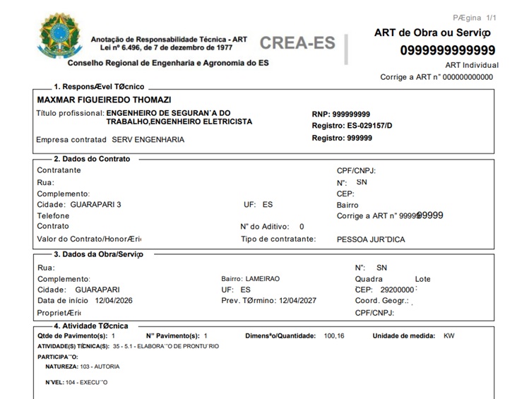 O PIE precisa ter ART?