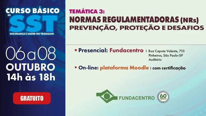Curso aborda aspectos históricos e técnicos das NR